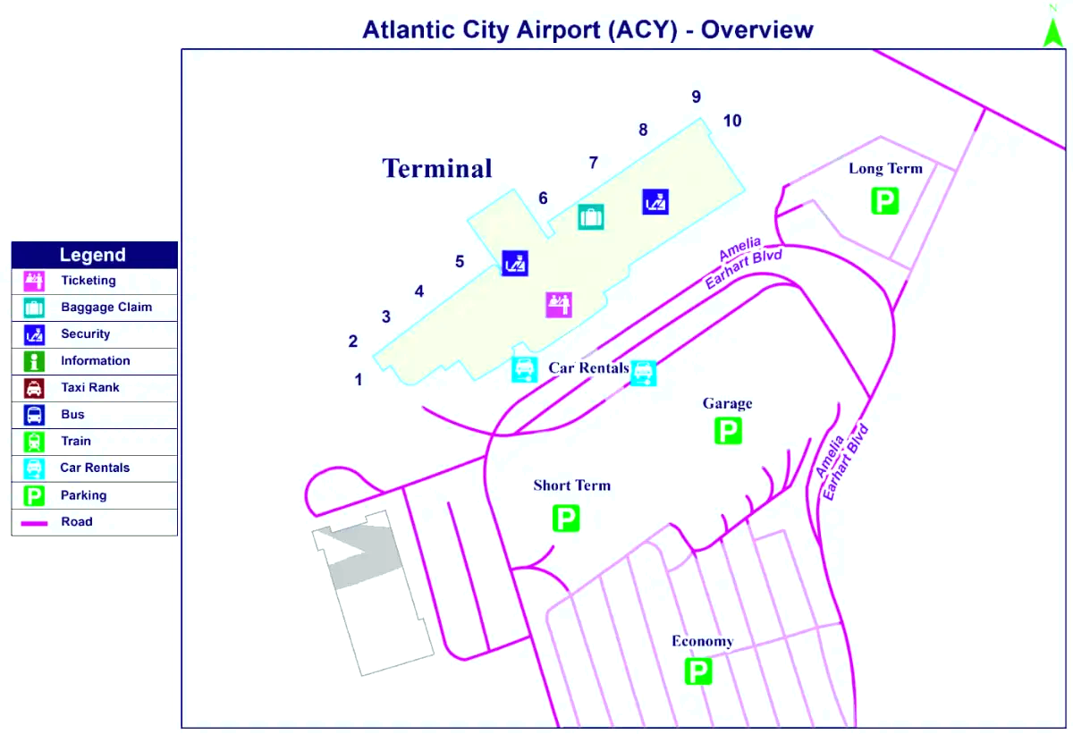 Międzynarodowe lotnisko w Atlantic City