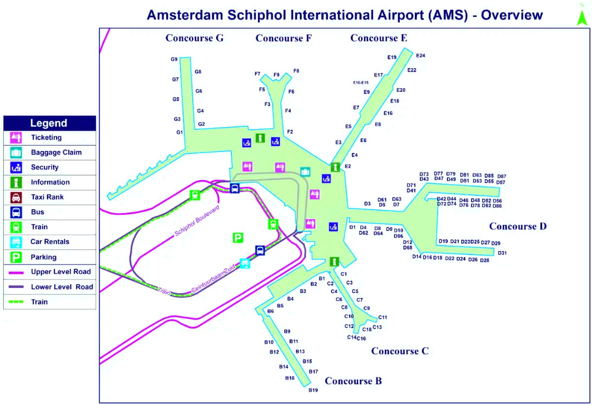 Amsterdam Havaalanı Schiphol