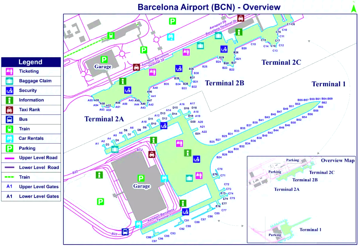 Letiště v Barceloně