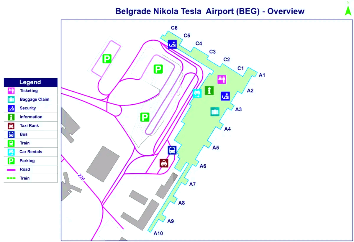 Letiště Nikoly Tesly v Bělehradě