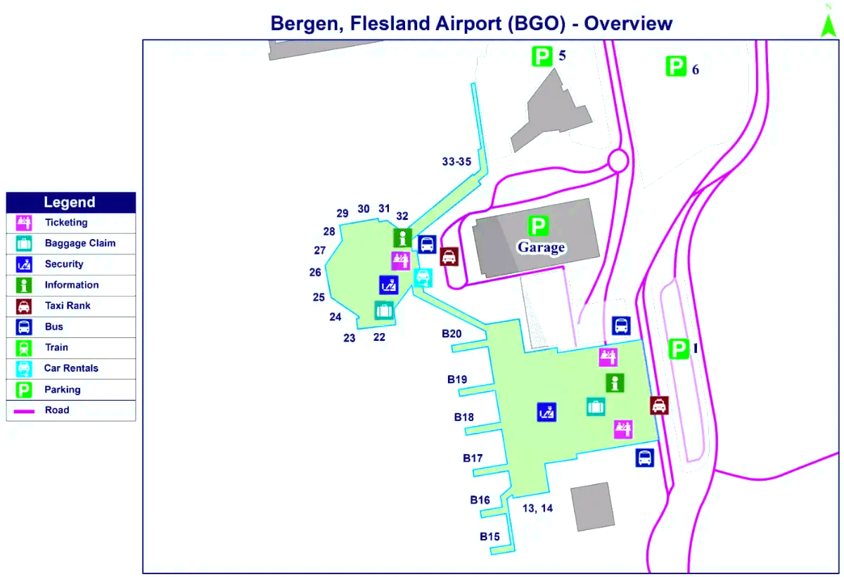 Flughafen Bergen Flesland