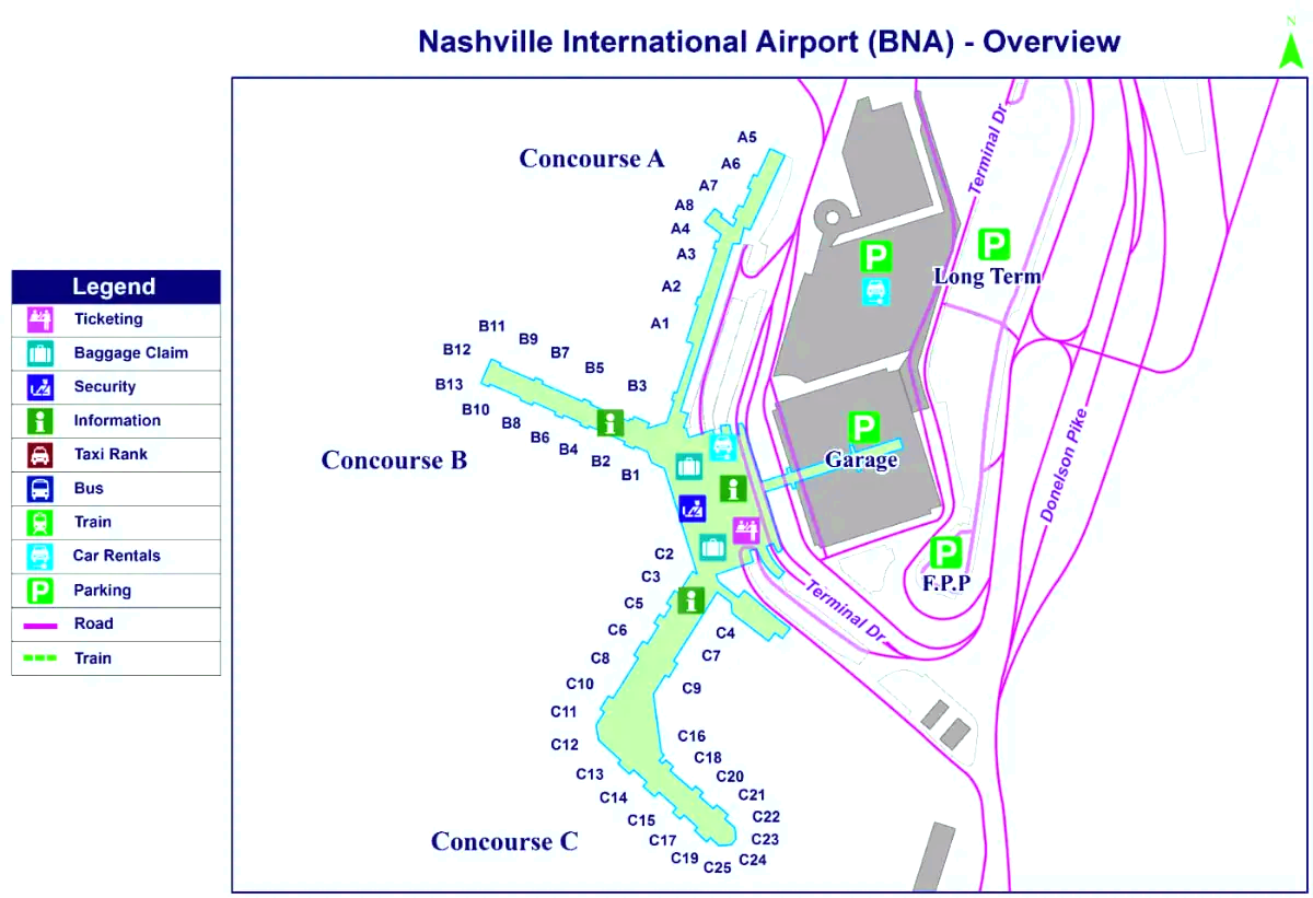 Internationaler Flughafen Nashville