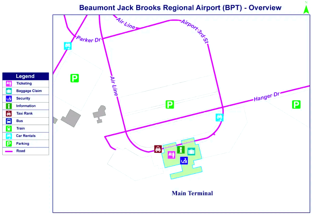Региональный аэропорт Джека Брукса