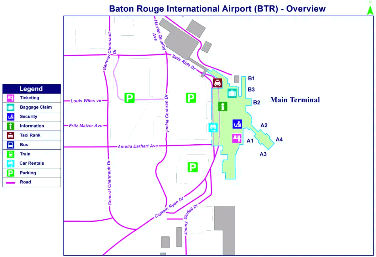 Flughafen Baton Rouge