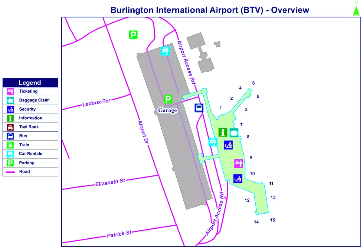 Burlingtonin kansainvälinen lentokenttä