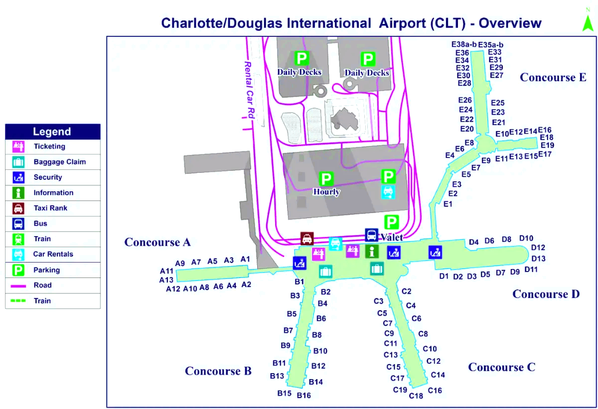 Charlotte Douglase rahvusvaheline lennujaam