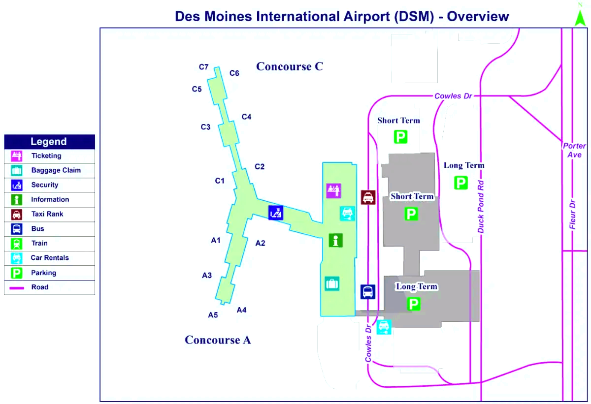 Internationaler Flughafen Des Moines