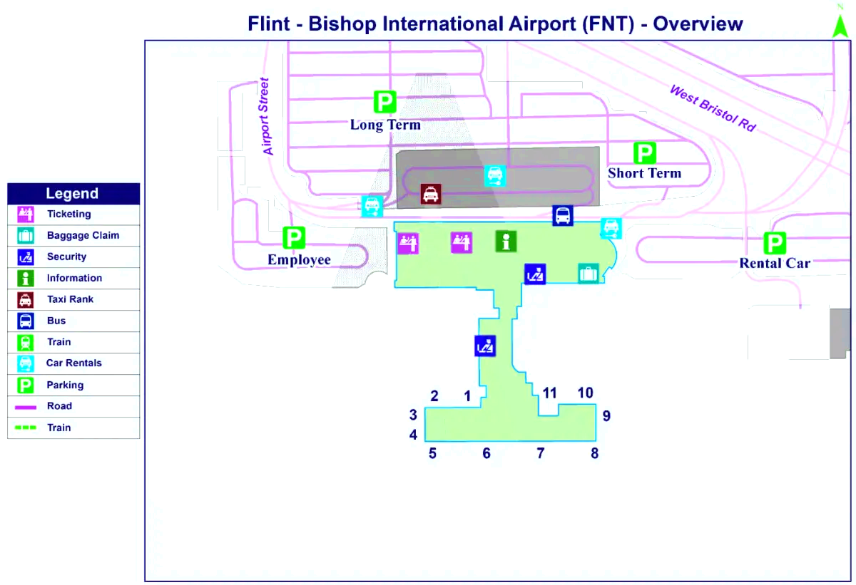 Международный аэропорт Бишоп