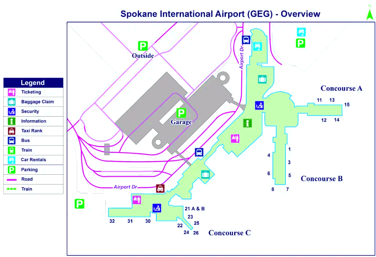 Международный аэропорт Спокан