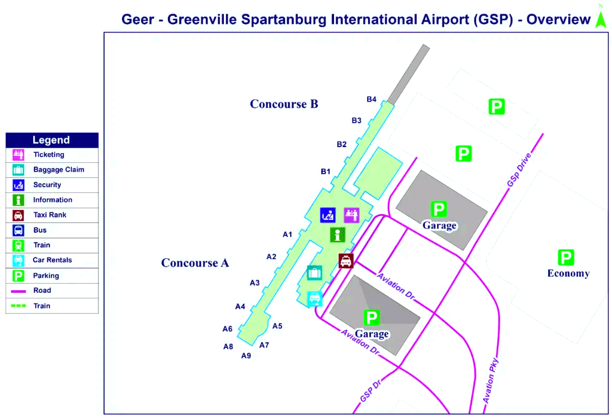 Международный аэропорт Гринвилл-Спартанберг