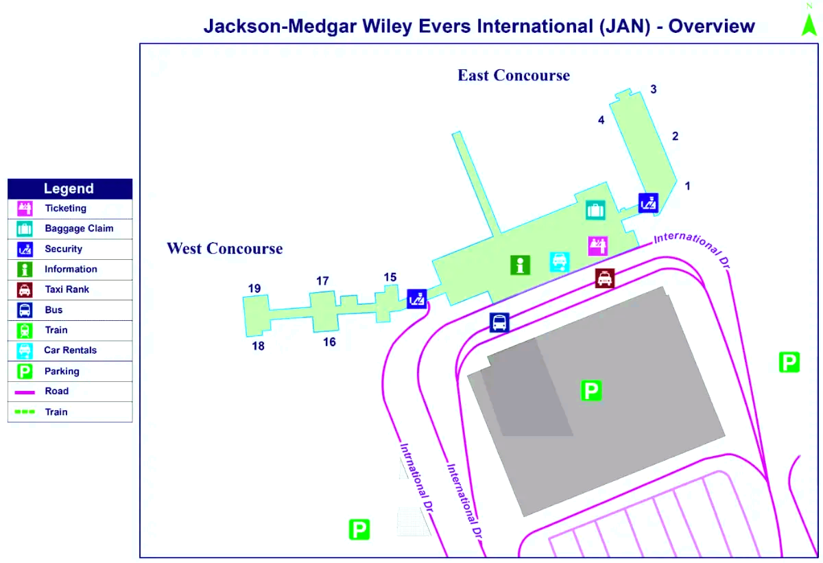 Aéroport international Jackson-Medgar Wiley Evers
