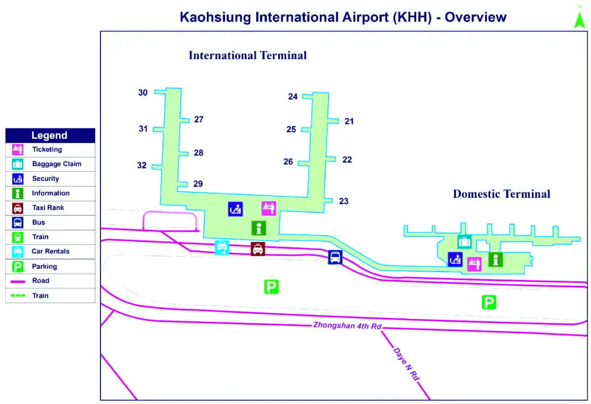 Internationale luchthaven Kaohsiung
