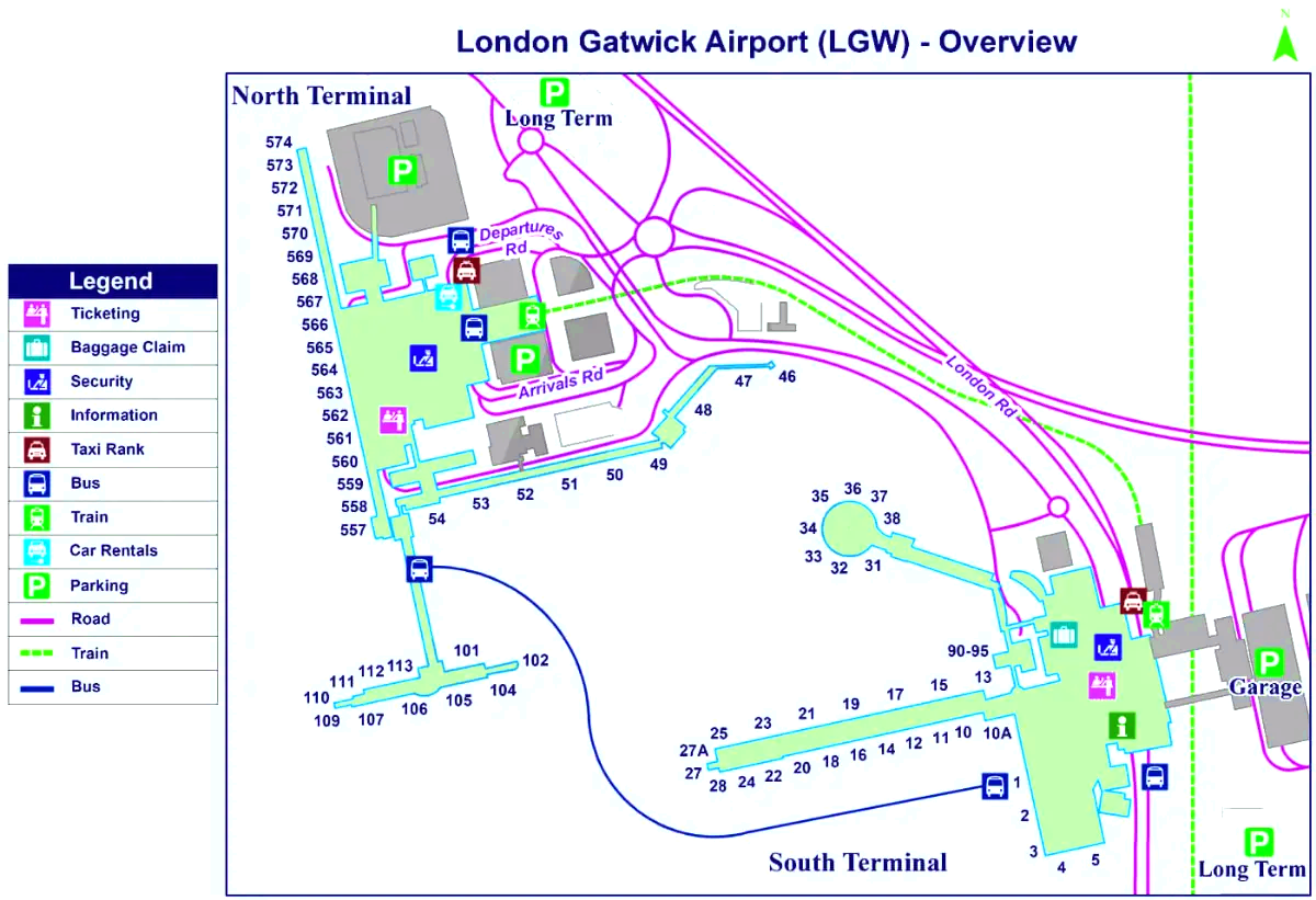 Лондонский аэропорт Гатвик