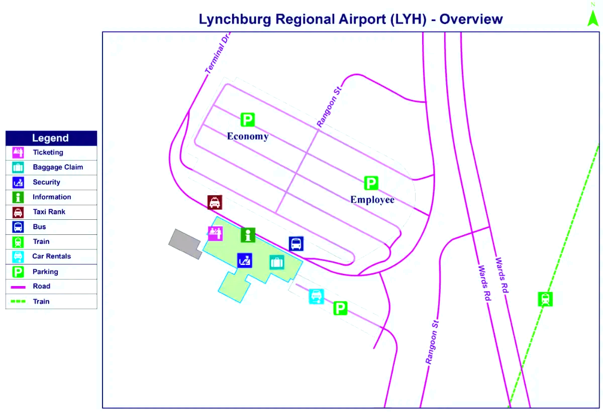 Lynchburg regionale flyplass