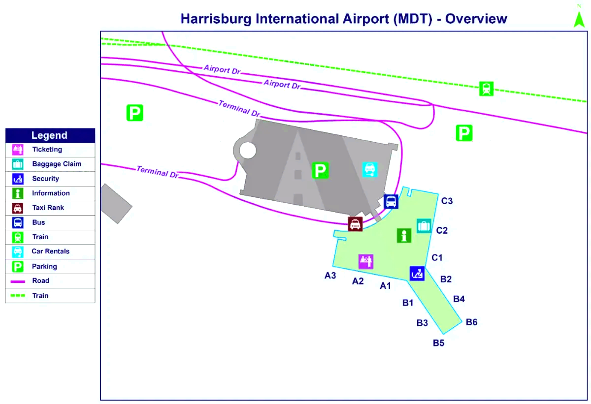 Международный аэропорт Гаррисберг