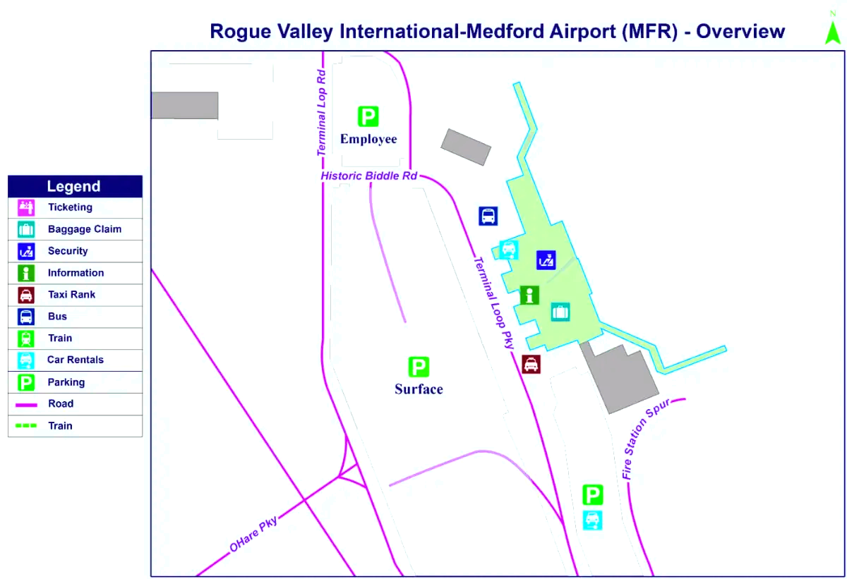 Международный аэропорт Роуг-Вэлли-Медфорд