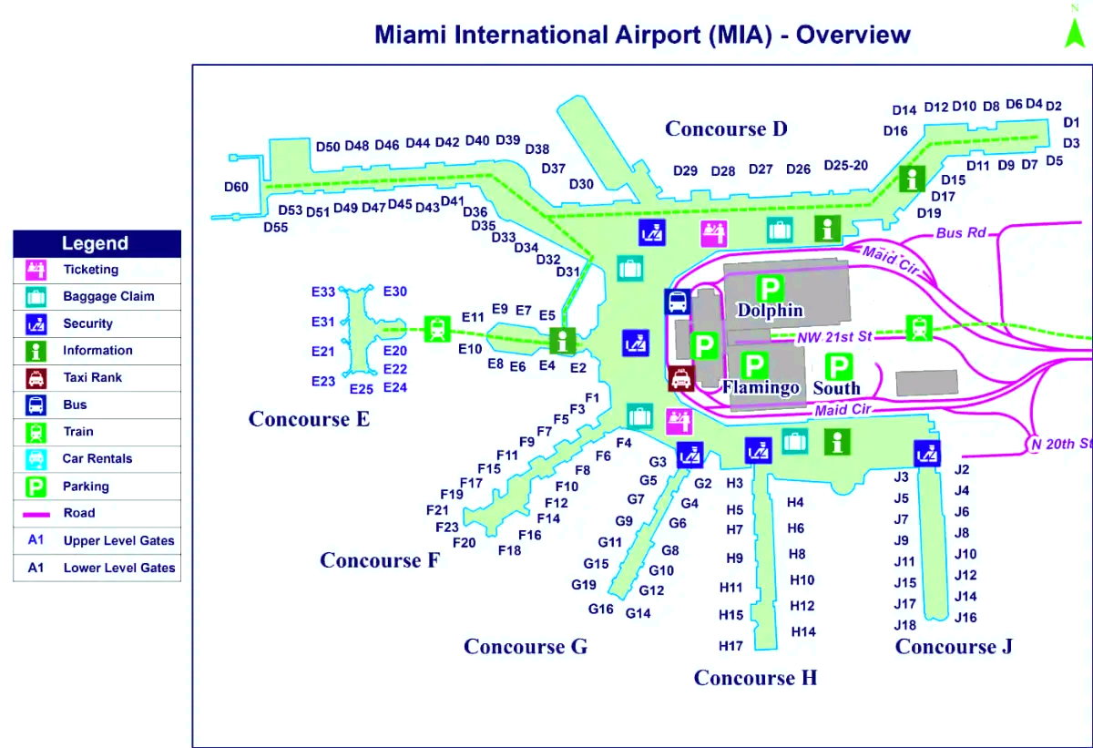 Mezinárodní letiště v Miami
