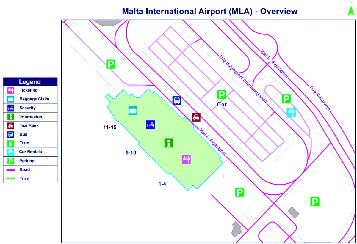 Internationaler Flughafen Malta