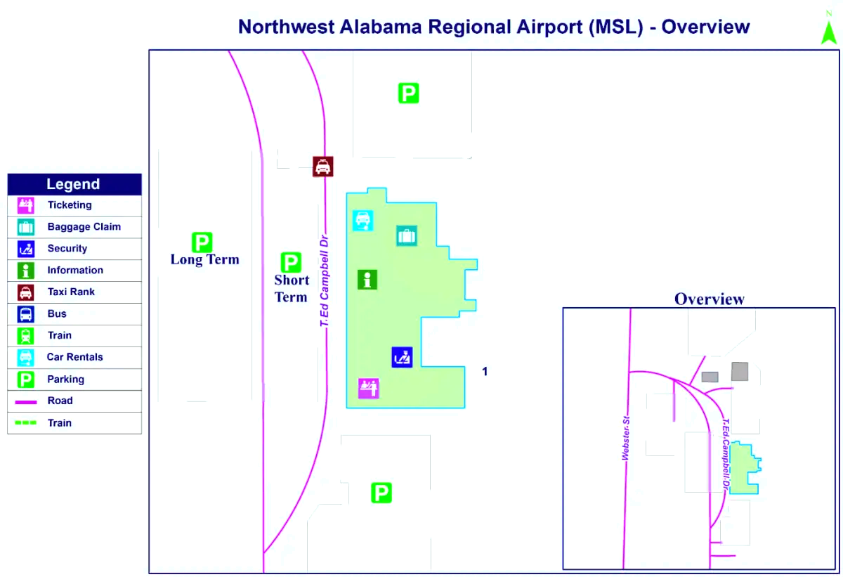 Regionalny port lotniczy północno-zachodniej Alabamy