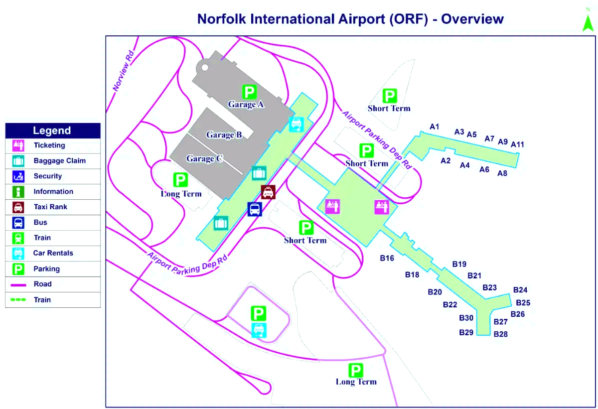 Międzynarodowe lotnisko w Norfolk