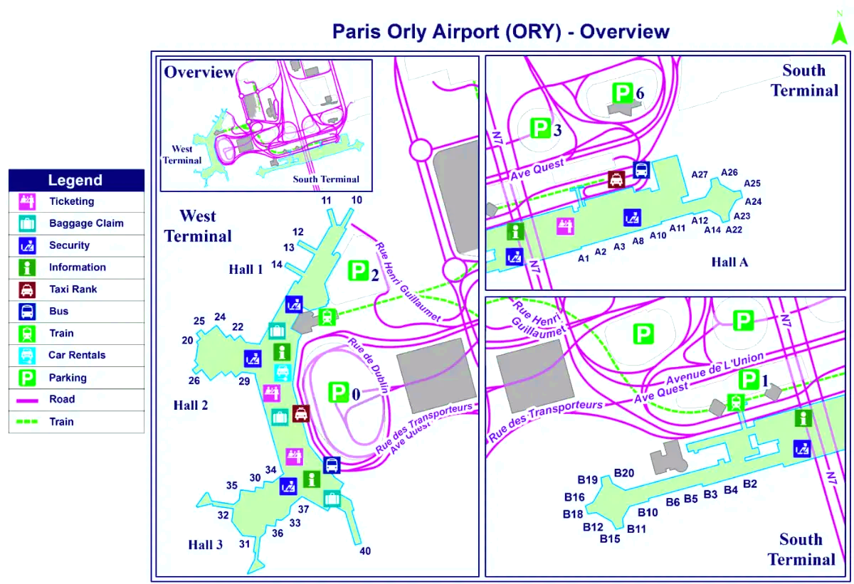 Párizs Orly repülőtér