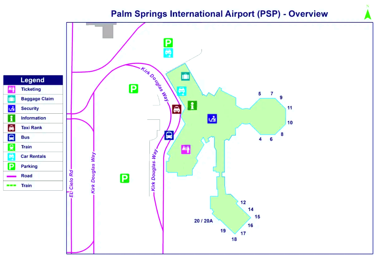 Internationale luchthaven Palm Springs