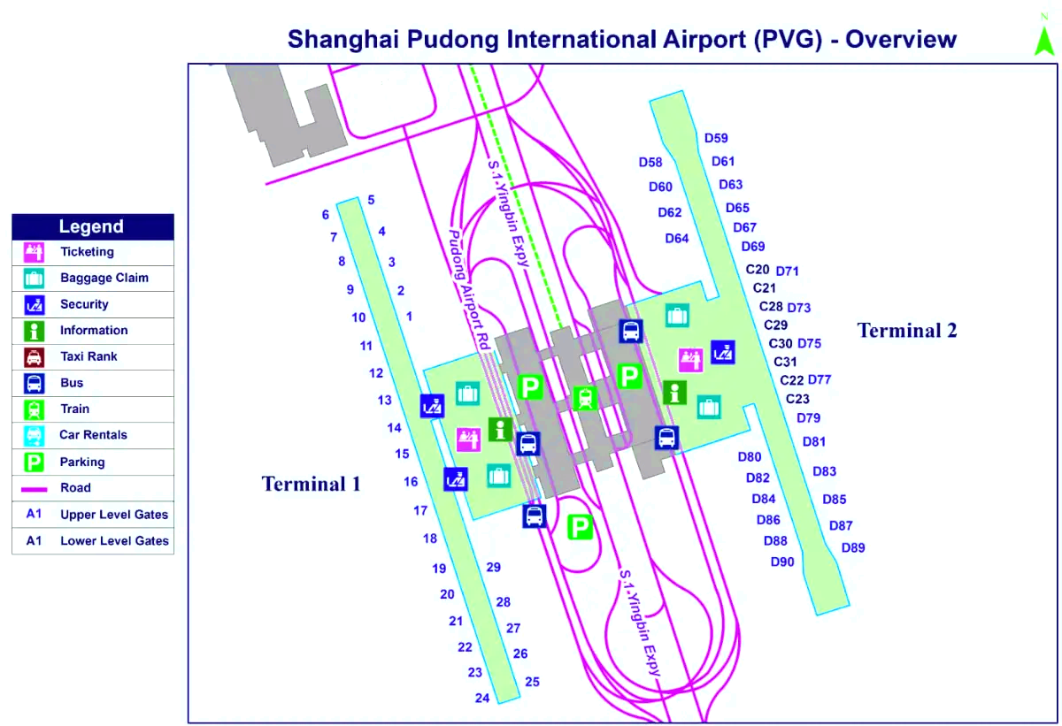 Shanghai Pudong internationella flygplats