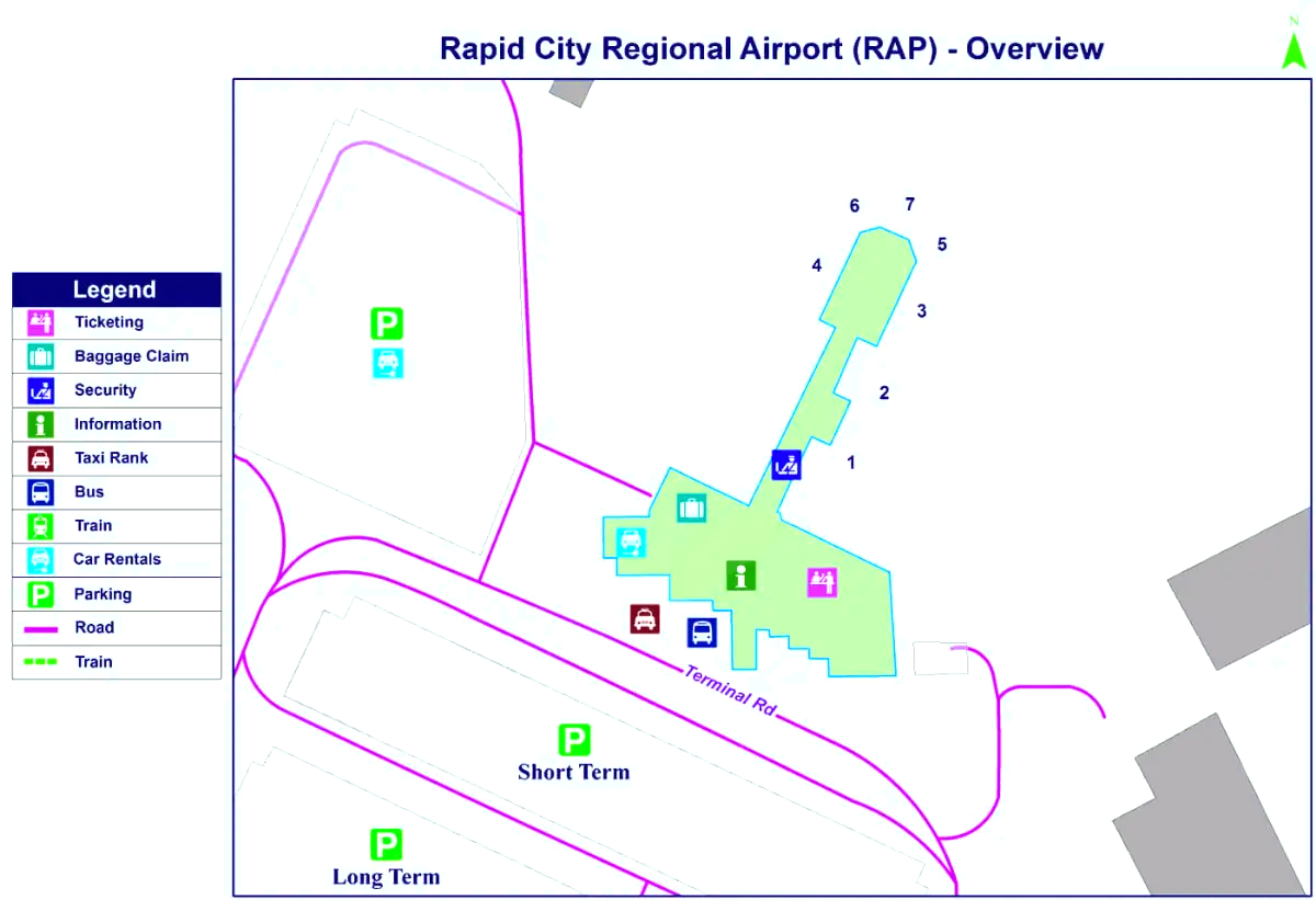 Regionale luchthaven Rapid City