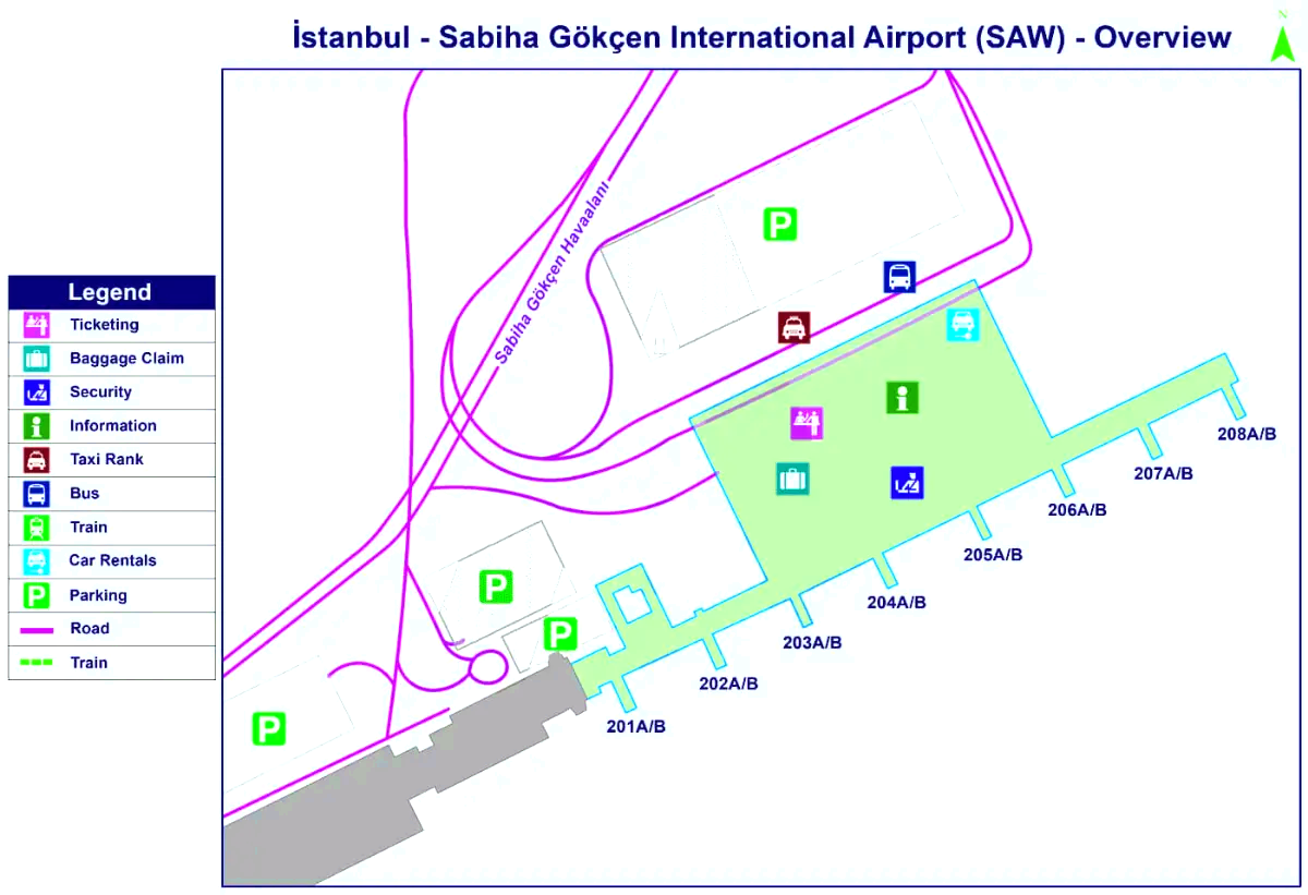 Sabiha Gökçenin kansainvälinen lentoasema