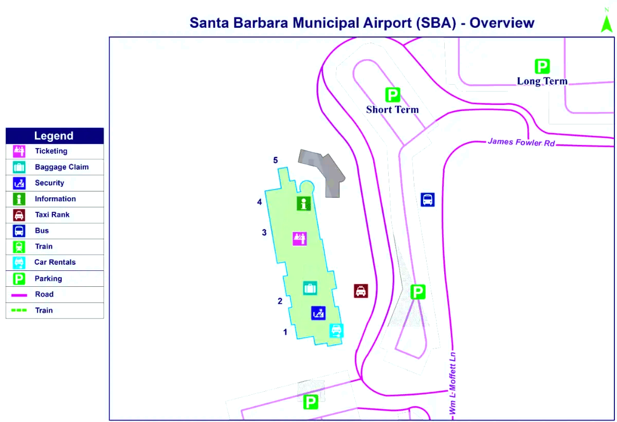 Städtischer Flughafen Santa Barbara