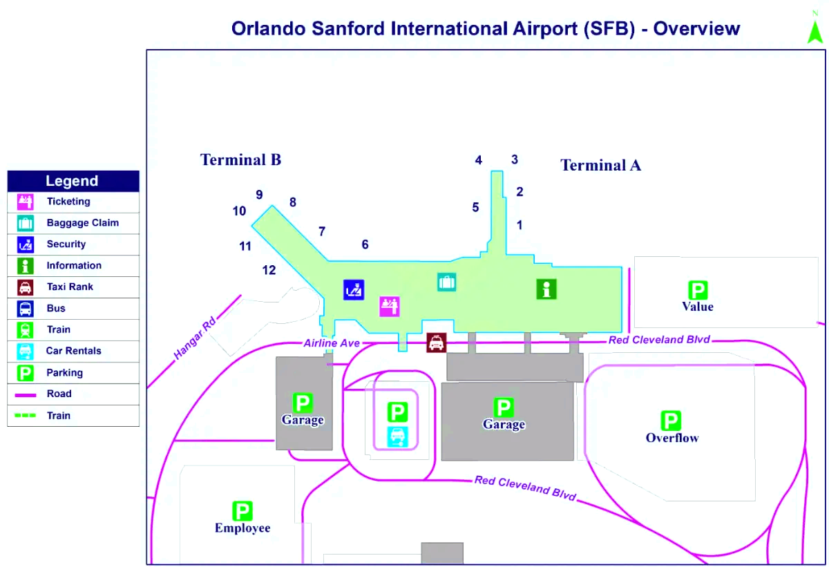 Orlando Sanfordas starptautiskā lidosta