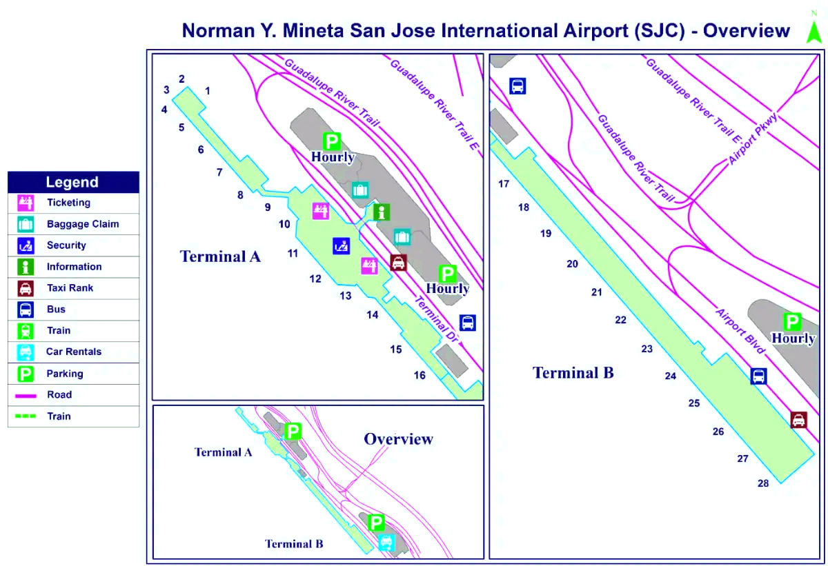 Норман Минета Международный аэропорт Сан-Хосе